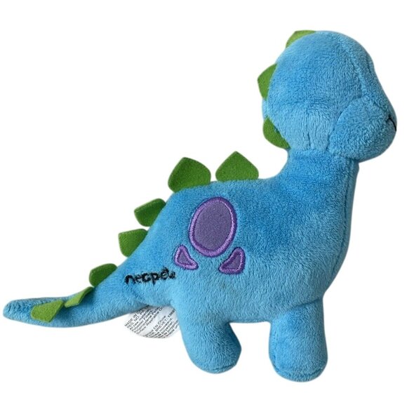 Neopets Chomby Plush Tyrannia 6" Dinosaur Stuffed Animal 2008 Blue Purple Green - Picture 3 of 9